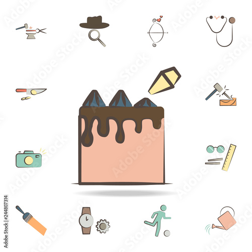 confectioner tools icon. Detailed set of tools of various profession icons. Premium graphic design. One of the collection icons for websites, web design, mobile app