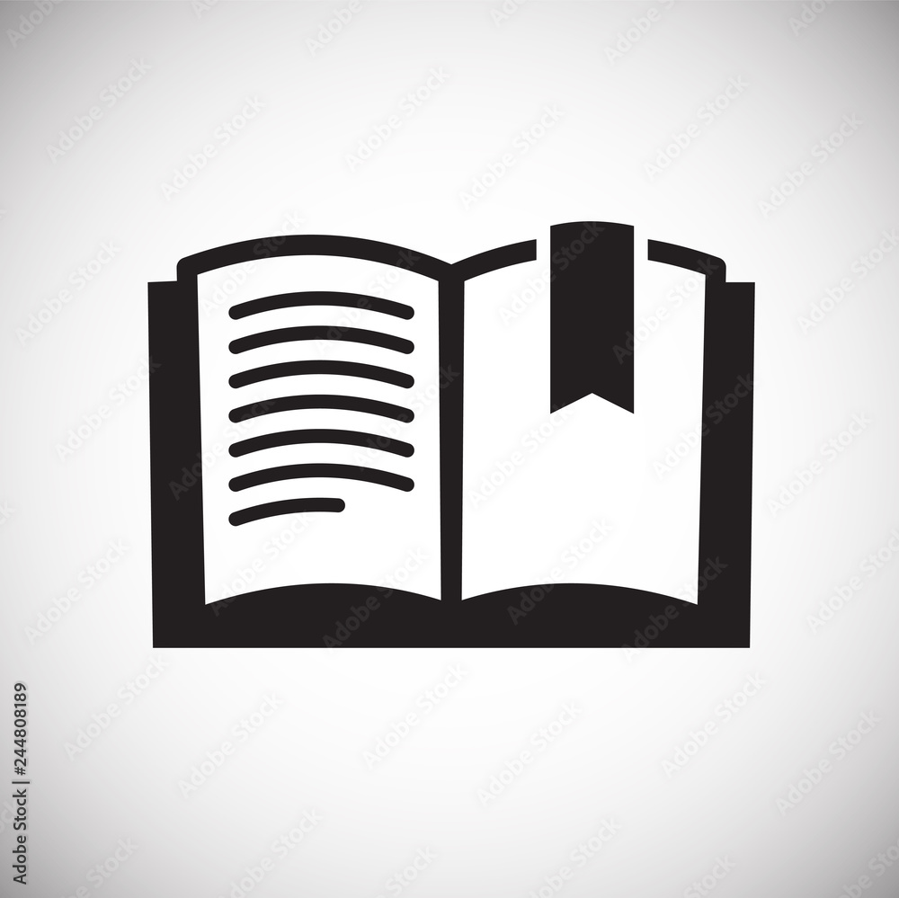Book learning icon on white background for graphic and web design, Modern simple vector sign. Internet concept. Trendy symbol for website design web button or mobile app Book learning icon on white background for graphic and web design, Modern simple vector sign. Internet concept. Trendy symbol for website design web button or mobile app