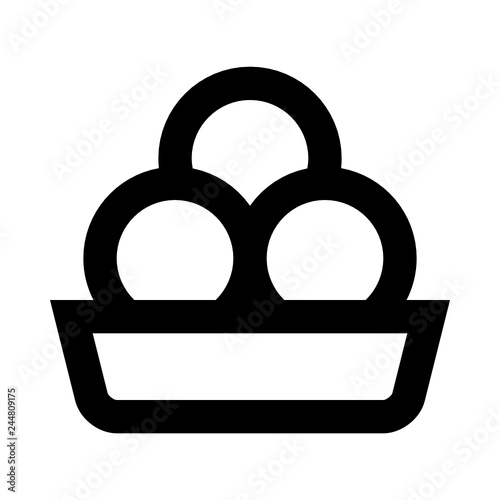 Ice cream dessert balls