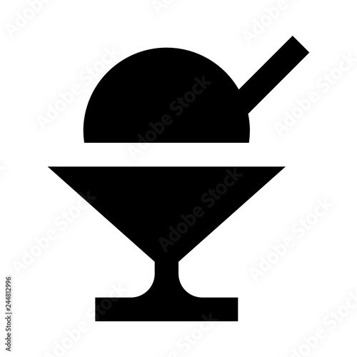 Ice cream dessert ball