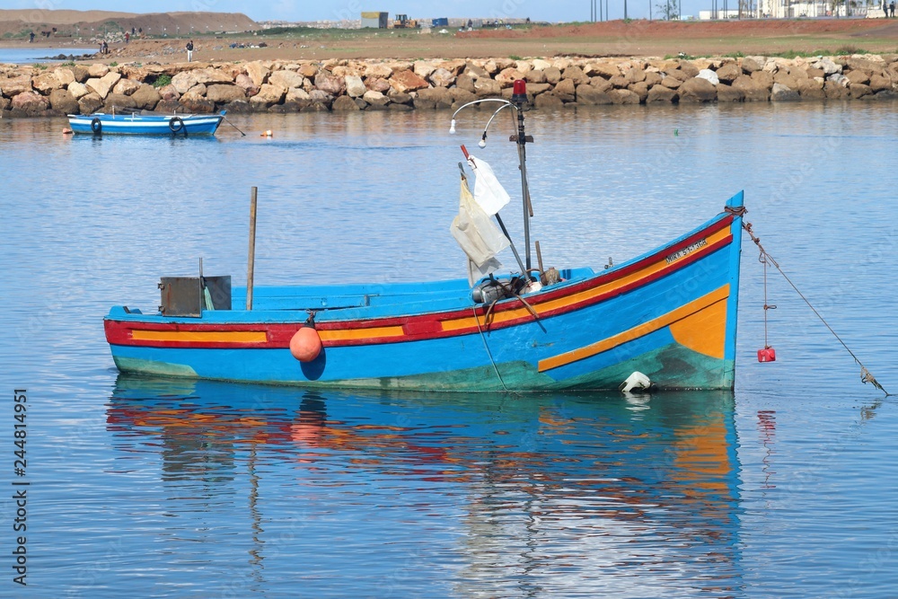 PUERTO DE RABAT EN UN DIA TORMENTOSO