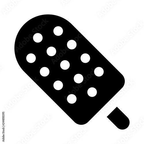 Ice cream dessert dots