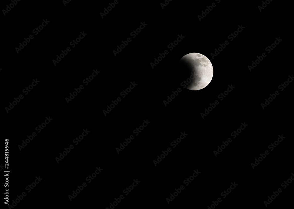 full moon with eclipse with the shadow of the earth on the lunar full moon with eclipse with the shadow of the earth on the lunar