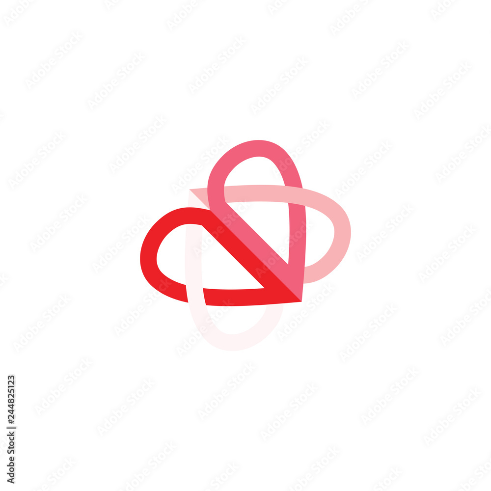 Couple Love logo design Couple Love logo design