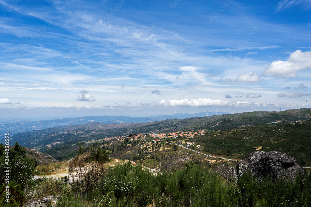 Montemuro Mountain Range Panoramic View