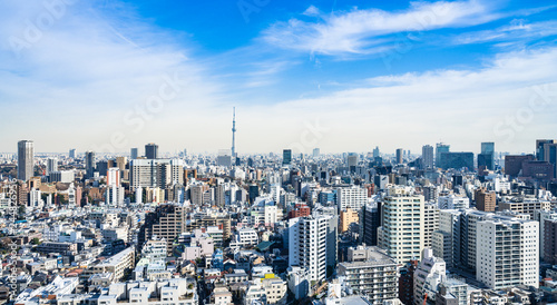 都市・都市風景イメージ 東京 ワイド
