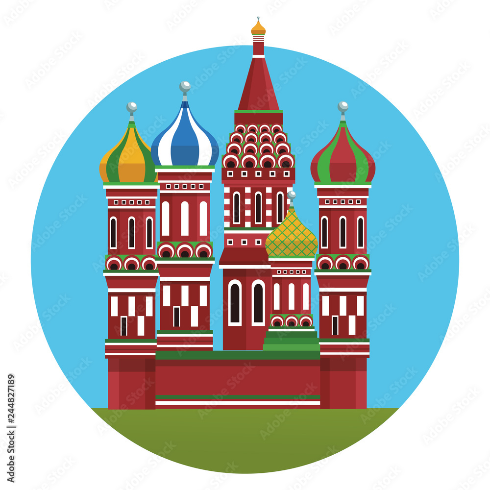 Fototapeta premium saint basil catherdral icon
