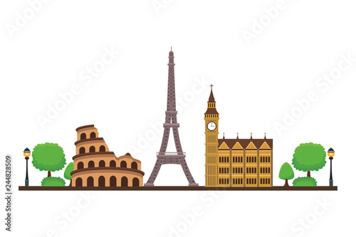 world monuments icon