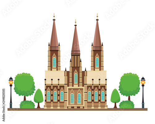 gothic cathedral icon
