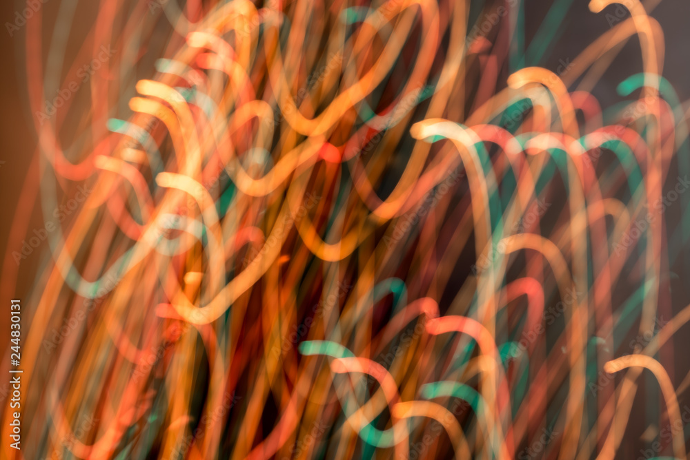 abstraction, bokeh color light