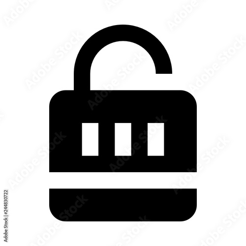 Lock open interface