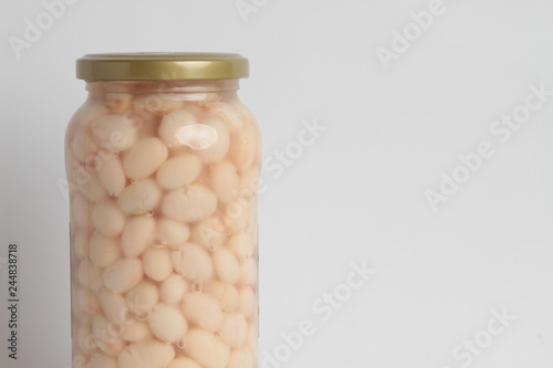 jar of dried dried beans