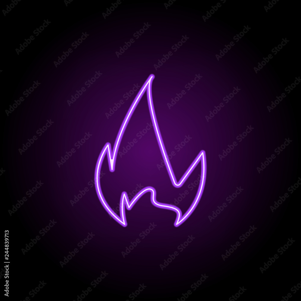 fire icon. Elements of Eco in neon style icons. Simple icon for websites, web design, mobile app, info graphics fire icon. Elements of Eco in neon style icons. Simple icon for websites, web design, mobile app, info graphics