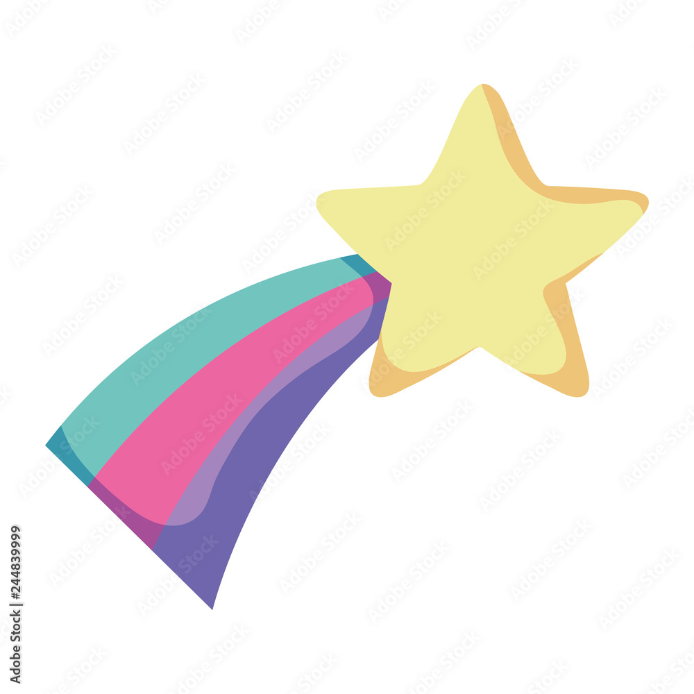 Obraz premium shooting star design