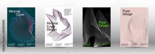 Minimal vector cover design with  linear waves.