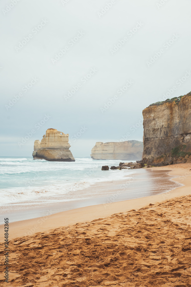 Gibson step at Port Campbell on the Great Ocean Road, Victoria, Australia. Gibson step at Port Campbell on the Great Ocean Road, Victoria, Australia.