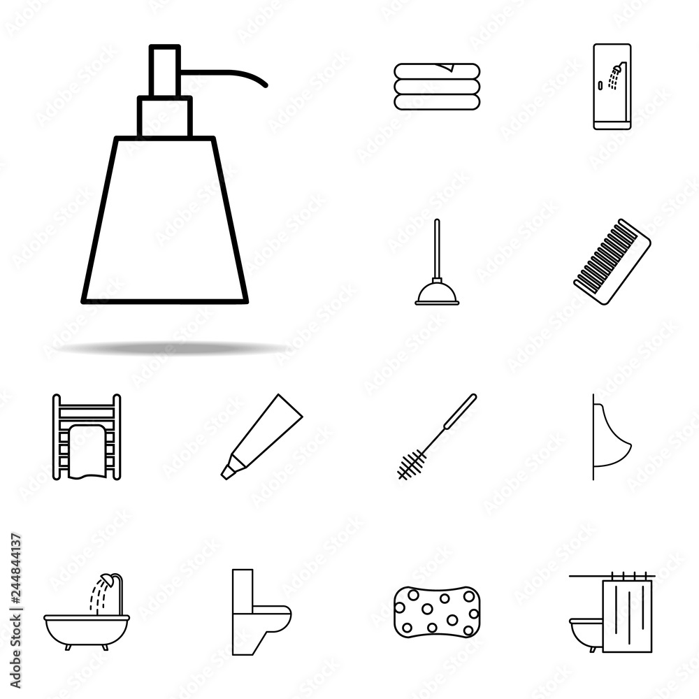 Fototapeta premium liquid soap icon. web icons universal set for web and mobile