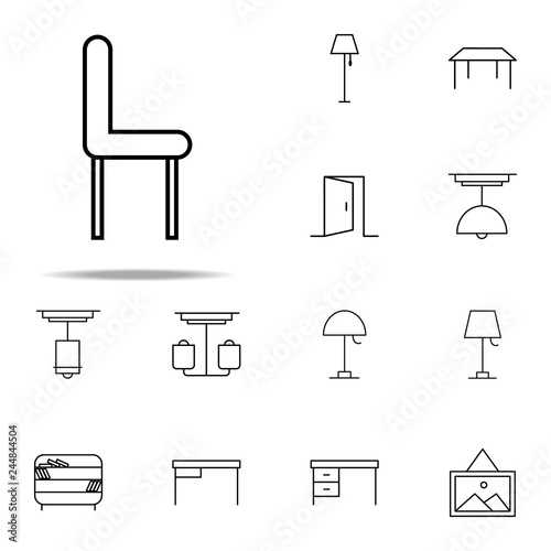 chair icon. web icons universal set for web and mobile