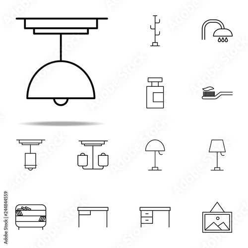 chandelier icon. web icons universal set for web and mobile