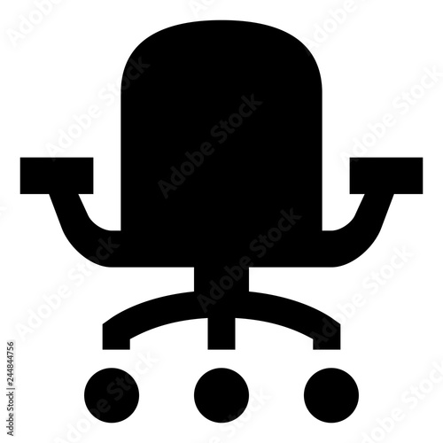 Office Chair Vector Icon.eps