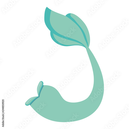 mermaid tail icon 