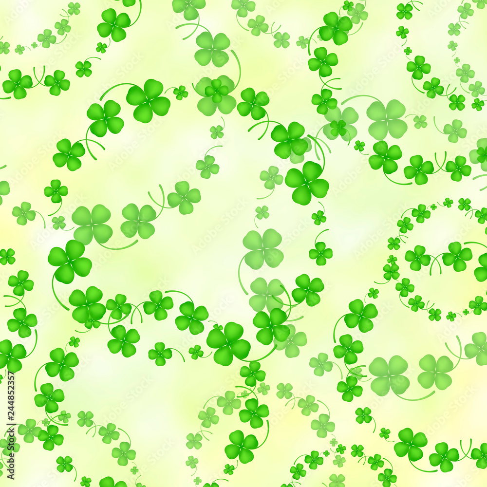 クローバーの背景