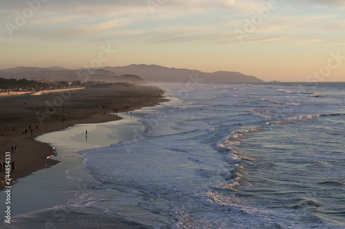 san francisco beach at sunset © Kseniia