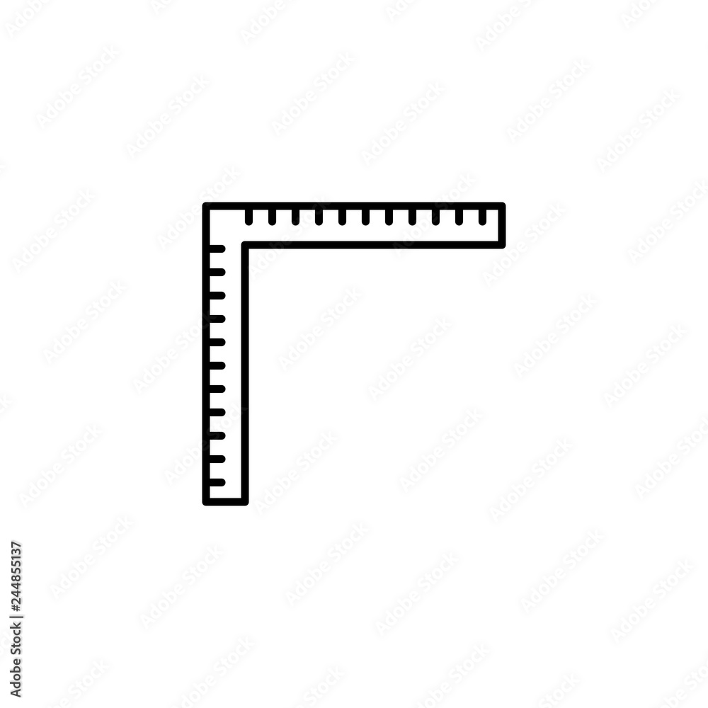 ruler icon vector illustration