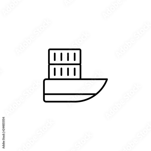 shipping icon vector illustration
