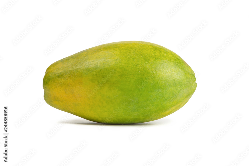 Fresh papaya isolated on white background. Fresh papaya isolated on white background.