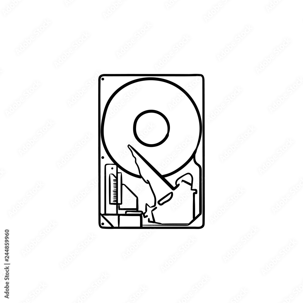 Hard disk drive icon vector illustration flat design Vector  illustration flat design hard disk drive icon  CanStock