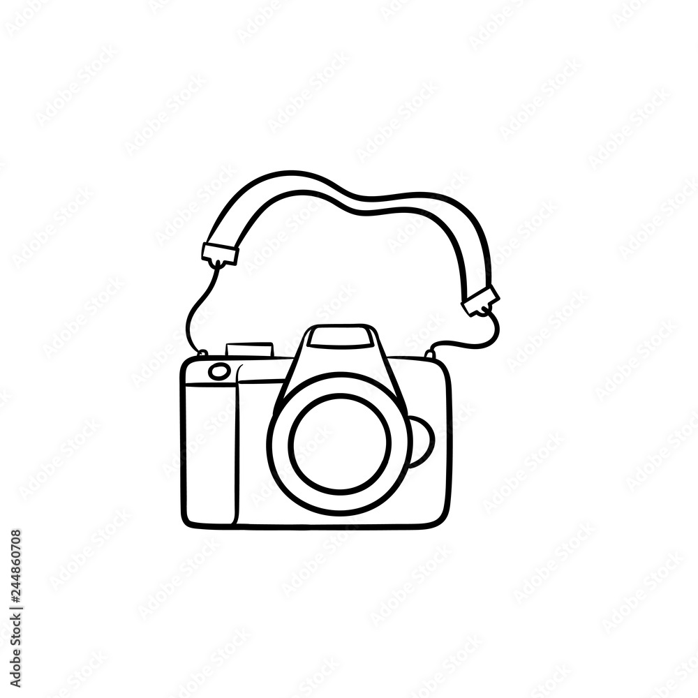Photo Camera Black Icon On White Background Vector Illustration For Website  Mobile Application Presentation Infographic Modern Simple Snapshot  Photography Concept Sign Graphic Design Element Stock Illustration -  Download Image Now - iStock