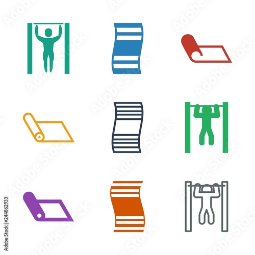 gymnastic icons