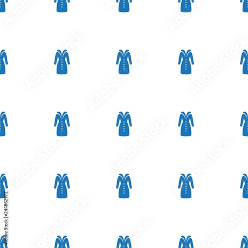 overcoat icon pattern seamless white background