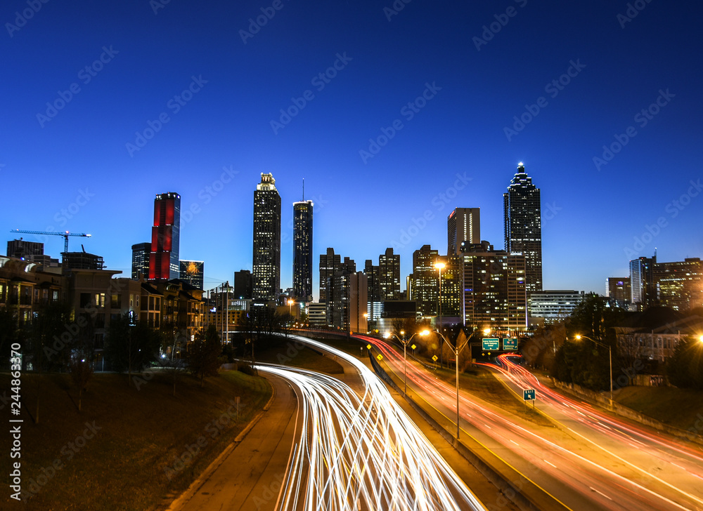 Obraz premium Skyline in Atlanta