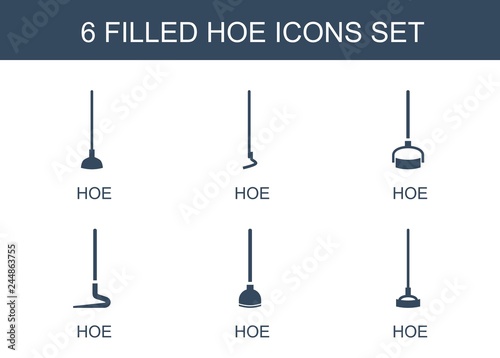 6 hoe icons