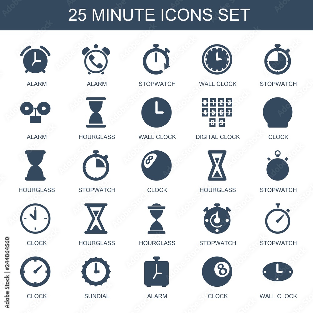 minute icons minute icons