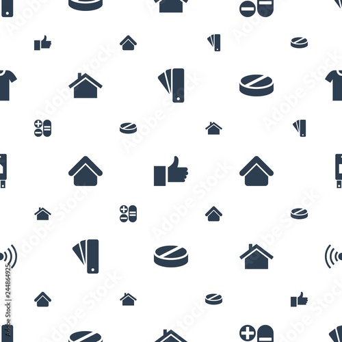 website icons pattern seamless white background