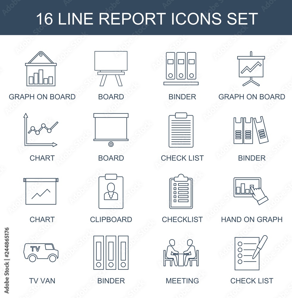 report icons report icons