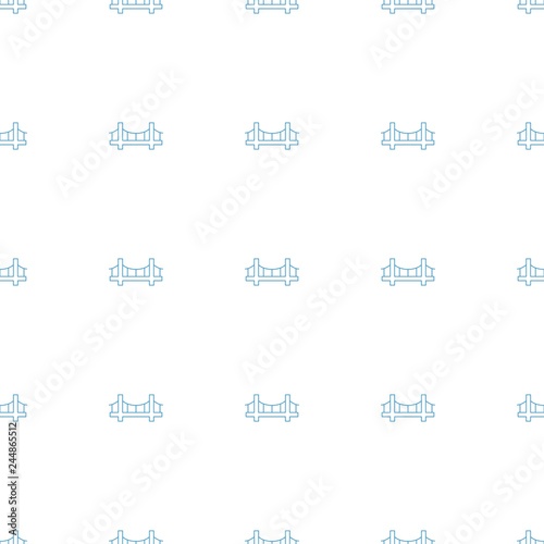 bridge icon pattern seamless white background