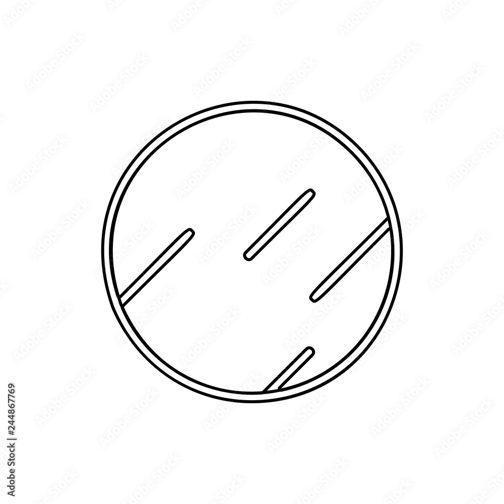 planet icon. Element of Space for mobile concept and web apps icon. Thin line icon for website design and development, app development