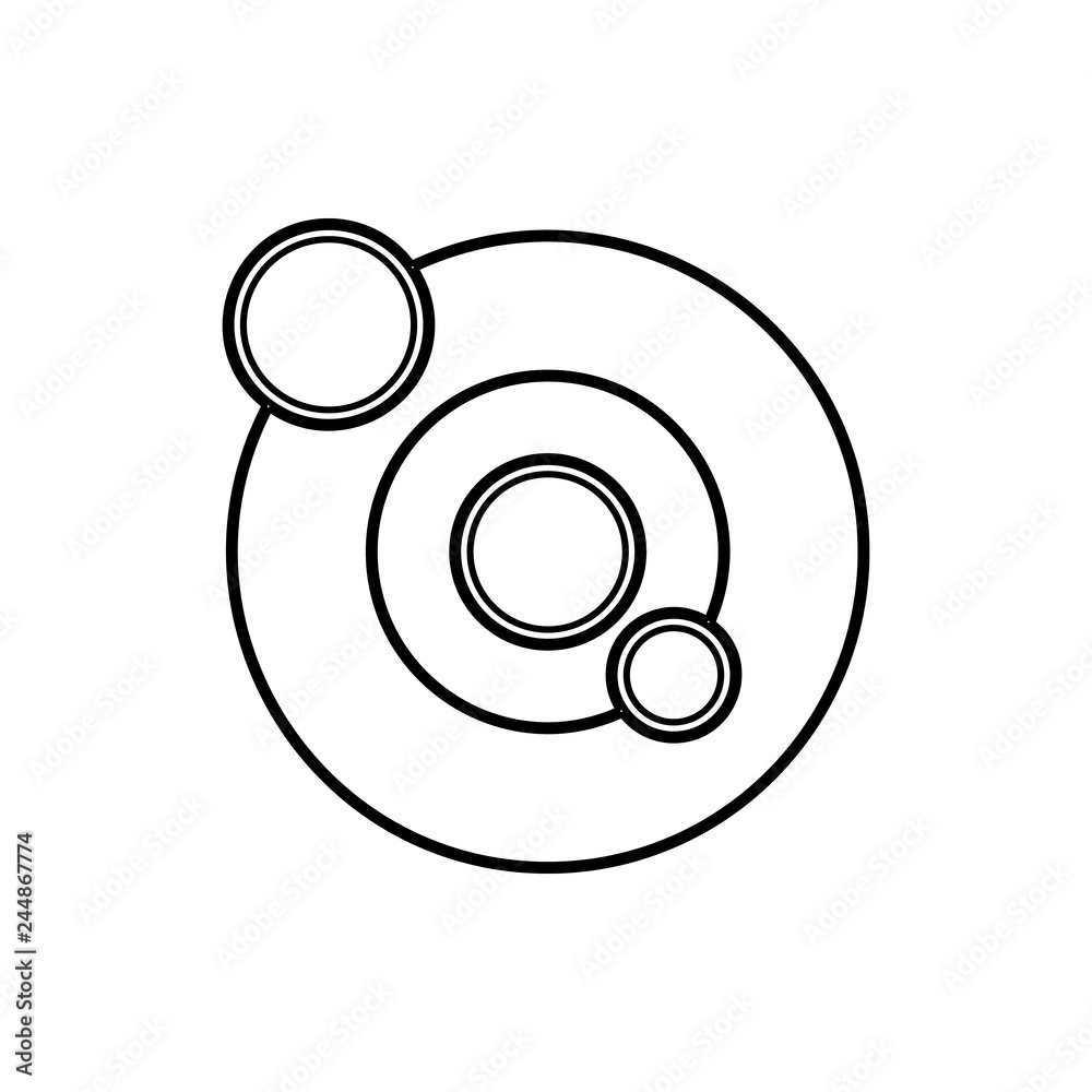 solar system icon. Element of Space for mobile concept and web apps icon. Thin line icon for website design and development, app development solar system icon. Element of Space for mobile concept and web apps icon. Thin line icon for website design and development, app development