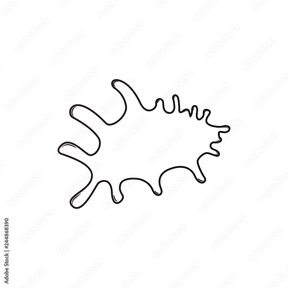 oil splash icon. Element of splash for mobile concept and web apps icon. Thin line icon for website design and development, app development oil splash icon. Element of splash for mobile concept and web apps icon. Thin line icon for website design and development, app development