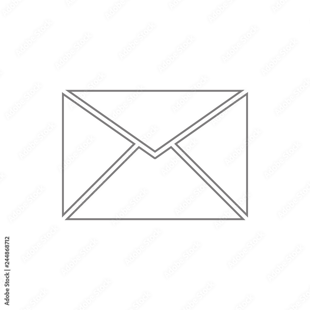 Mail icon. Element of web, minimalistic for mobile concept and web apps icon. Thin line icon for website design and development, app development Mail icon. Element of web, minimalistic for mobile concept and web apps icon. Thin line icon for website design and development, app development