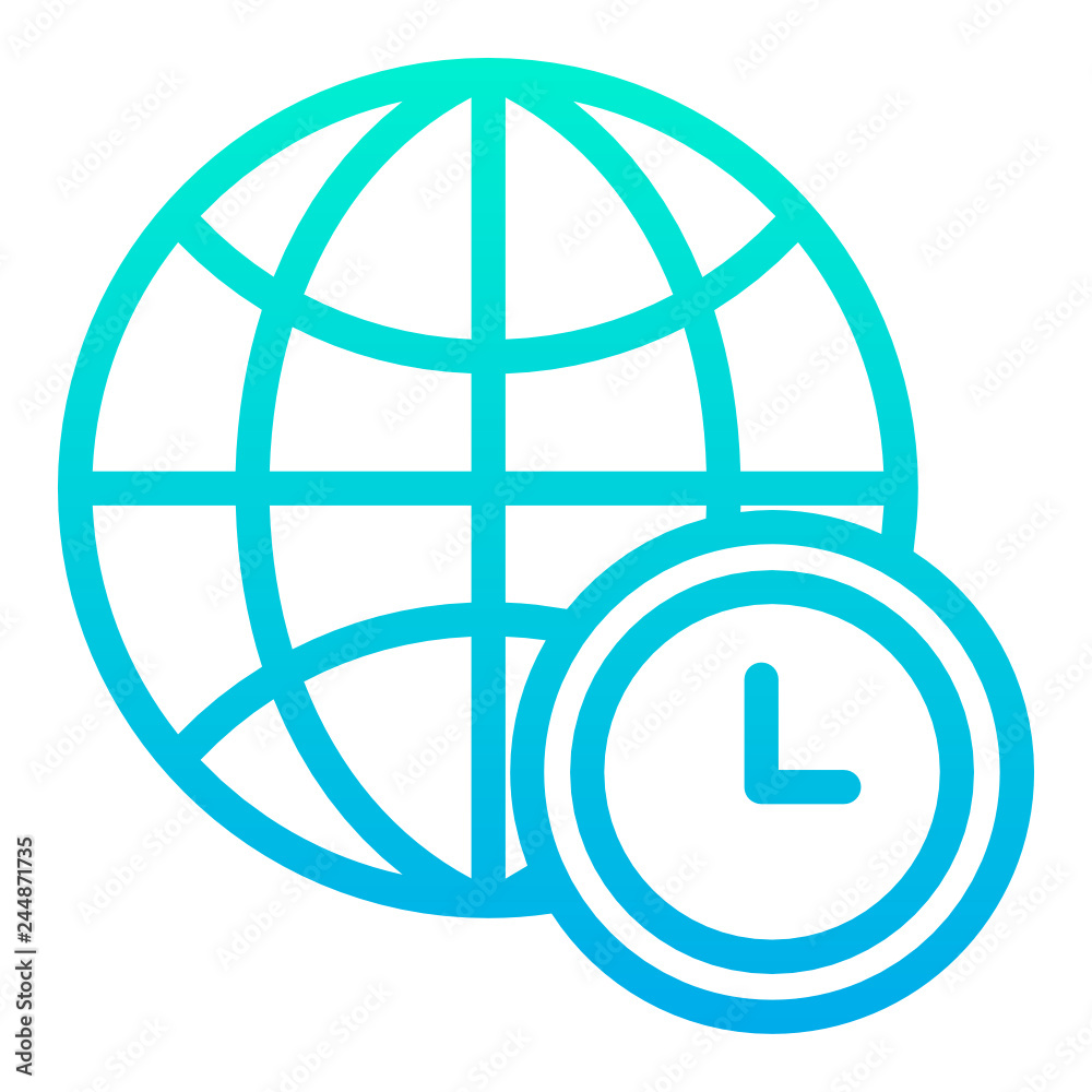 Time management vector icon illustration Time management vector icon illustration