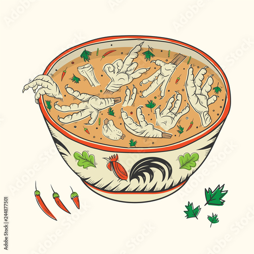 Chicken Paw Soup