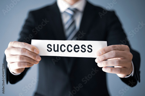 SUCCESSとビジネスマン