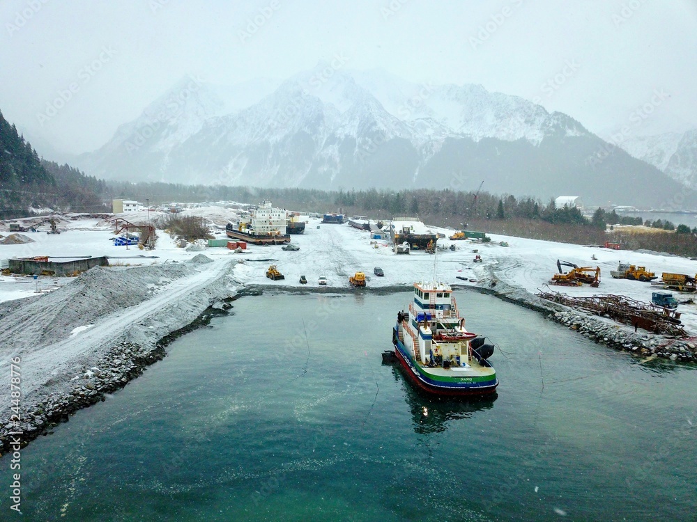 Fototapeta premium Things in Alaska and scenery