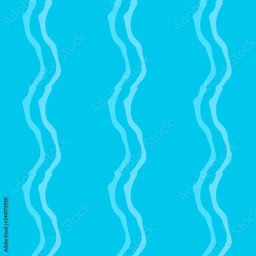 Seamless pattern background with multi-colored wavy lines.