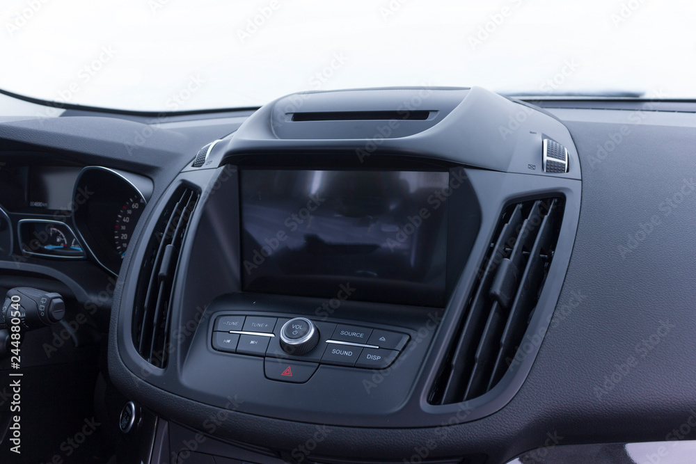 infotainment system in the car